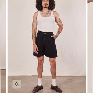 NWOT Big Bud Press black trouser shorts